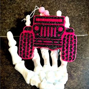 Lifted SUV car freshie. Japanese cherry blossom scented